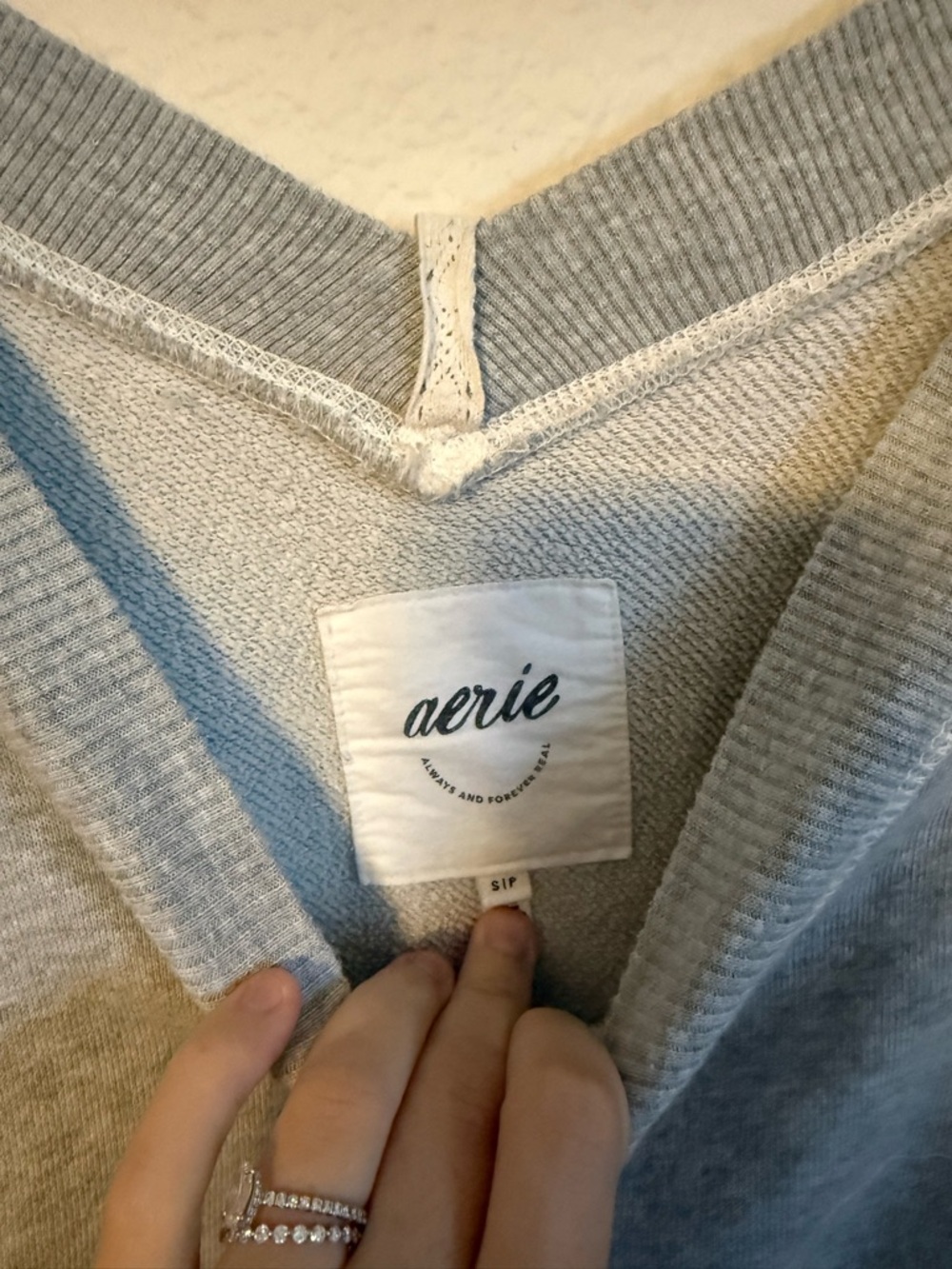 Aerie Downtime V-Neck Sweatshirt - Picture 5 of 8